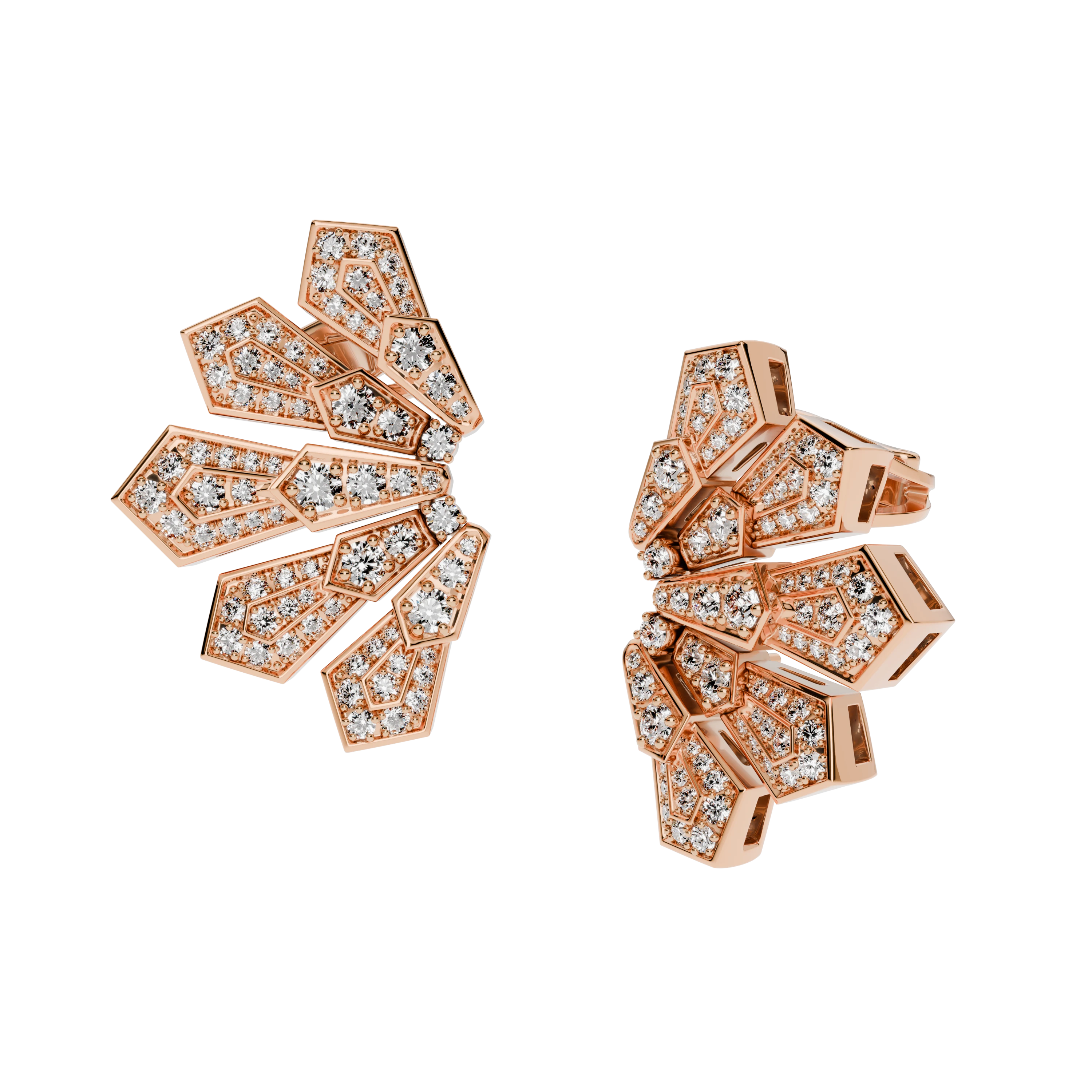 Art Deco Stud Earrings 