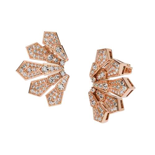 Art Deco Stud Earrings 